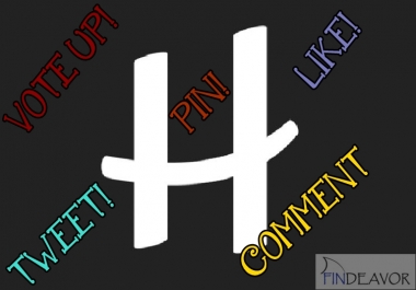 Tweet, Like, Pin, Comment On and Vote Up One Hubpage Hub And Follow Your Account