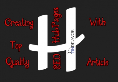 Create HubPages With Top Quality SEO Article For Your Fiverr Like Site