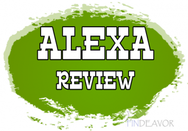 write one ALEXA Reviews of Your Website