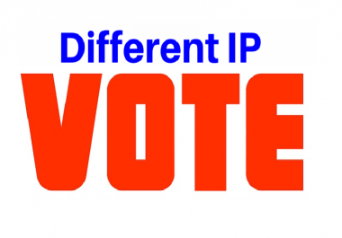 Give You 100 Different USA ip contest votes for $5