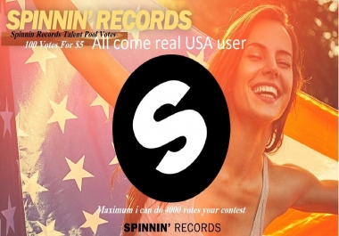 Promote On Your Track In Top Spinnin Records Talent Pool votes