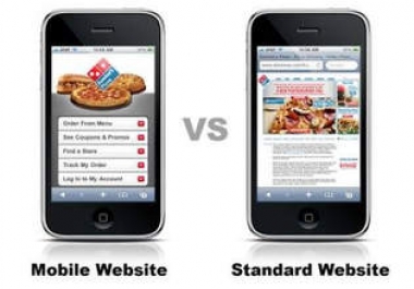create a mobile phone webpage for your business, products, facebook page and more