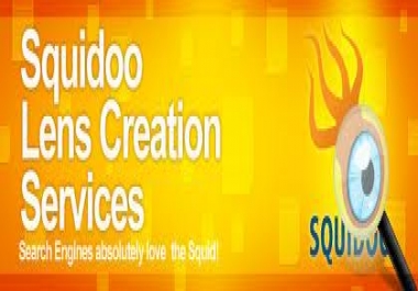 make a beautiful squidoo lens to spice up search engine ranking for you