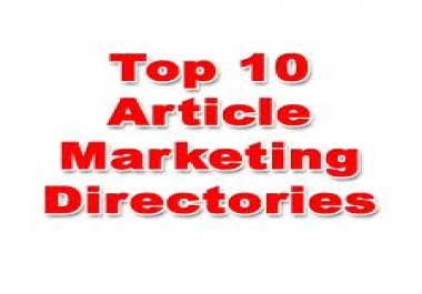 submit your article to prime ten article directories 