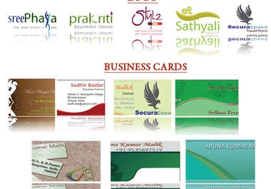 create cool and professional 3D logo and business card
