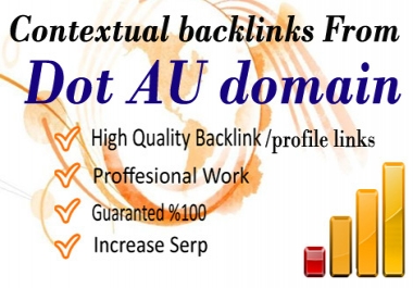 build 10 au backlinks it will be permanent do follow and using white hat method