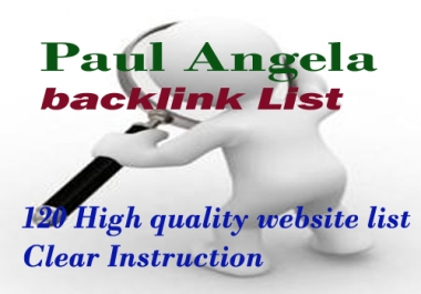 create 22 PR 6+ Paul and Angela style dofollow links using white hat method