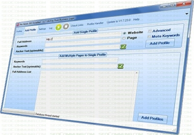 Provide You Seo Best Tool"BACKLINKS CREATER"Full Working 100% Safe"