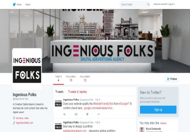 design an eye popping facebook cover & twitter header