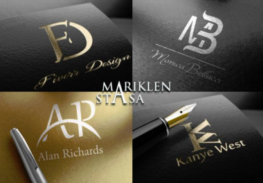 design a professional initial letters,monogram logo