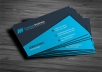 make elegant business card.