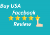 give you 100 Facebook five star rating and review on your fan page