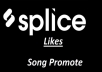 Give you 100 Real USA Splice Likes Promotion Your Remix