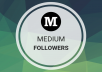 Provide You 100 Real USA People Medium Followers