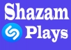 Give you 1000 Real USA Shazam Plays Promotion Your Remix
