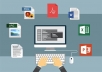 do any type of data entry and copy paste