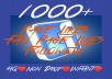 provide 1000+ Facebook Page/Fan page Likes or Followers at Instant with High quality Promotions,Real and 100% Organic