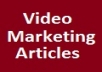 write a 500 Word Article on Video Marketing For You