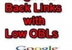 make 1200 Low OBL backlinks 