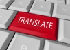 will translate 50 words from english to german