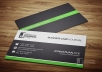 design professional and outstanding double sided business card