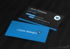 do EYE catching business card