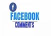deliver Facebook Custom comments 100